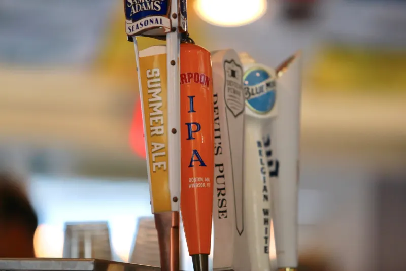 Local beer taps